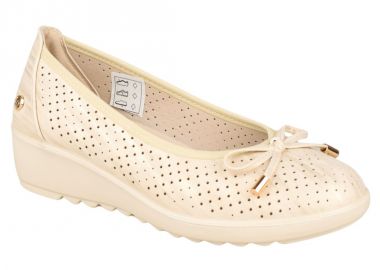 Μπαλαρίνες γυναικείες | Amarpies | ATL28335 | Λευκό Χρυσό - Amarpies - 